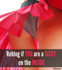 trams-amee:  sissystable:  Are you a Sissy