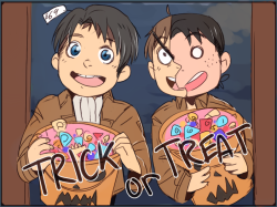 syderp:  *arrives 3 hours late with candy I stole from my little sister’s hardwork HAPPY HALLOWEEN Modern au where Jean has never celebrated halloween properly before because of the community he lived in and so Marco had to teach him but that’ didn’t