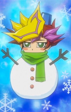 absolutelysketchy:Snowman Yusaku is arguably one of Yusaku’s best looks in the series.