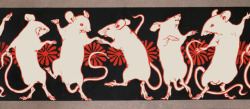 clawmarks:Dancing mice. Illustration by Gerhard Heilmann in Dekorative Vorbilder - v.12 - 1900-1901 - via Hathi Trust