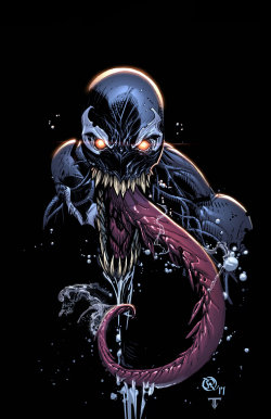 creaturesfromdreams:  Venom by Raapack —-x—-