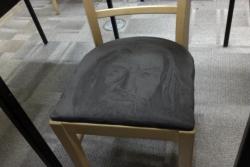 areyoutryingtodeduceme:  nimporteouvousallez:  Someone just fucking drew Gandalf in a suede chair, nbd.  or someone has the weirdest ass ever 
