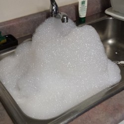 The ultimate dish soaking sink