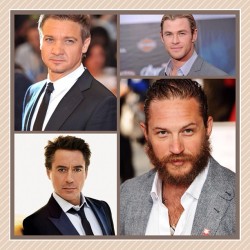 welley356:  My 4 D.I.L.F’s of the moment. (A little crude, but hay, its true) #jeremyrenner #chrishemsworth #rdj #tomhardy #dilf