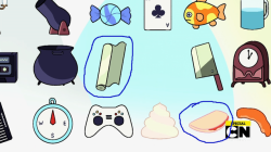 artemispanthar:  OK so I know what everything else is but I can’t figure out what things beginning with C these two items are, help me please  Thanks guys! Cellophane is definitely it for the  first thing, still not sure on the bottom right but your
