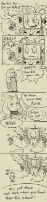 devichonee:  But what if Toriel found out the truth at just the wrong time?   teehee X3