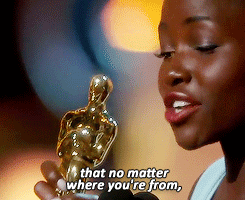 housewifeswag:  Lupita is a real life Disney Princess.  One of the most genuine winning speeches I’ve ever heard