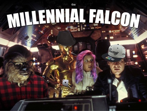XXX tastefullyoffensive:  The Millennial Falcon photo