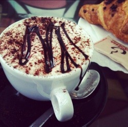 Mocaccino and chocolate croissant &hellip; best start to a weekend morning