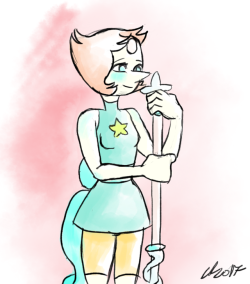 I feel like there is a slight amount more Lapis content I post on this blog than Pearl. Here, have a Pearl!