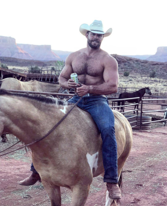 lone-wolf72:Save a horse fuck a Cowboy definitely my type of guy 