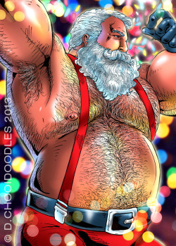 dchooidoodles:  Oh what the heck - here’s the third and final Santa - the chunkier version! :-)