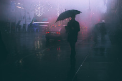 sitoutside:  NYC Rain : Nov  by  Jose Tutiven