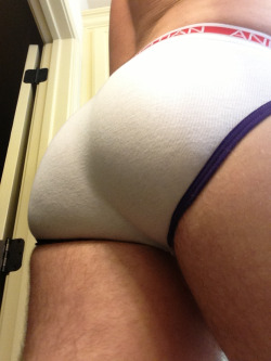 campusbeefcake:  proud-otter:  campusbeefcake:  No but seriously can normal people fit their asses in Andrew christian underwear??  See! His ass is amazing!  hey look! Â câ€™est moi! 