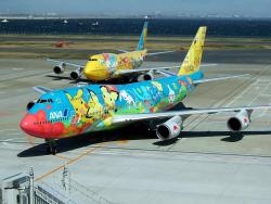 Pokémon Jet (ポケモンジェット Pokemon jetto?) refers to a number of aircraft operated by Japanese airline All Nippon Airways in a promotional Pokémon  livery. The exteriors of the aircraft are painted with pictures of  various Pokémon and the