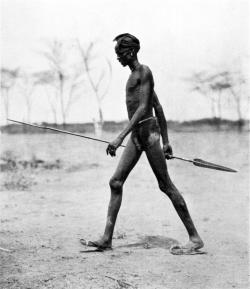Sudanese Dinka man. Via Collection of Old Photos.