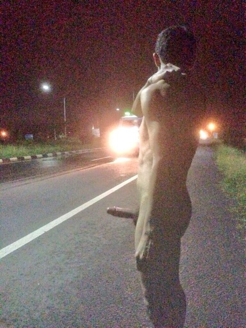 Quick take a picture… I want it to show… HOW HORNY I AM… this is amazing… and GET THE CARS PASSING BY… I am brave and want proof! Dude… how brave are you? I’m butt naked … and showing the world&hellip