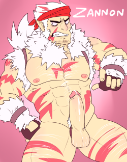 thewildwolfy:    I decided to keep that Zangoose gijinka I made and name him Zannon, whoop. He’s my Tyrantrum (Rex) and Pangoro’s (Russell) older bro.  