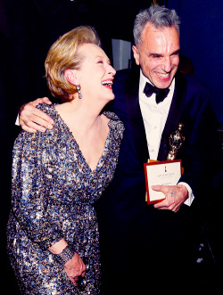  85th Meryl Streep &amp; Daniel Day-Lewis - Academy Awards 2013 
