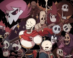 toxicbeloved:  sliver-bloglord:  In preparation for the Skeleton War, only the greatest Skeleton heroes have been summoned. Do the Fukbois have a chance?   I can’t NOT reblog this because there’s just so many amazing skels here that I love so dearly.