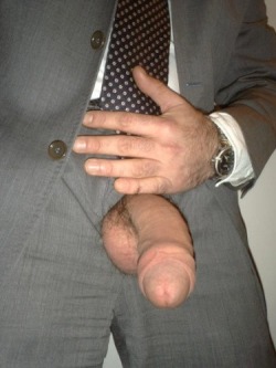 funwithsuitsandties:Suited erection  - See