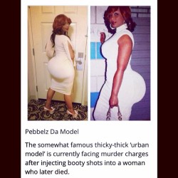 Nothing about her ass is attractive. #fakeass #bootyshotsgonewrong #smh #instaphoto