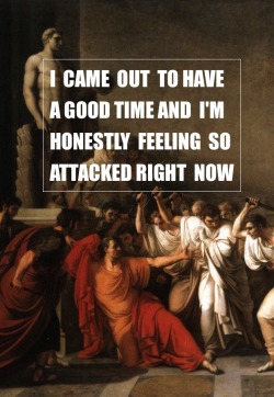blackcatkin: lady-nyms: Beware the Ides of March [x]  OF ALL DAYSTHIS WAS THE BEST DAY TO DO THIS 