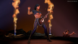Rocker Fareeha giving Mercy a private concertFirst time trying particle effects