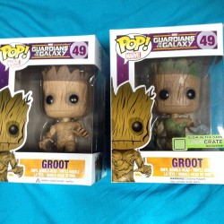 Now I have 2 Groots! #lootcrate #iamgroot #cute #glow #funkopopvinyl #Groot #gotg #Guardiansofthegalaxy 🍃🌿🍁🌳🌱