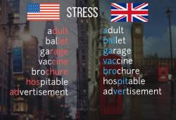 lavidapoliglota:  learnbritishenglish:Please see this excellent visual with colour showing word stress in British and U.S. pronunciation of English words: http://www.learnbritishenglish.co.uk/british-vs-american-english-word-stress-visual/  another intere