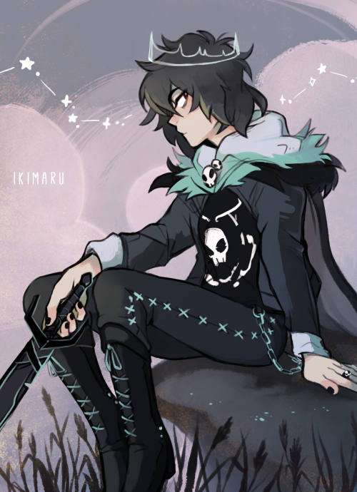 got a suggestion for prince Nico a while back! 💀👑