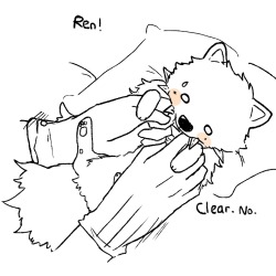 chibi-clear:  Based on this - http://imaginedmmd.tumblr.com/post/78937792999/imagine-clear-doing-this-with-ren But still, REN QAQ 