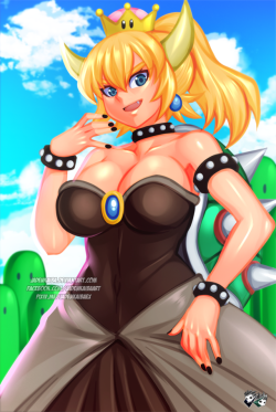 jadenkaiba:   “it’s toadette’s fault~!” Quick art of Bowsette female Bowser since this is trending and flooded with fan arts XD  ENJOY :) ————————————————————————————————- Hai sai