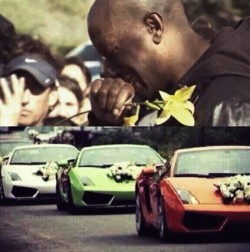 whispersinledark:  Tyrese is emotionally,physically destroyed. Knowing one of his closest friend, like a bother to him is no longer there for him. This picture made me think of my bestfriend. I feel your pain tyrese. R.I.P Paul Walker and Roger Rodas.