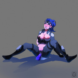 spookiarts:  Talon Widowmaker from OverwatchThis was requested by a couple of you!Thank you all for peeping ;)