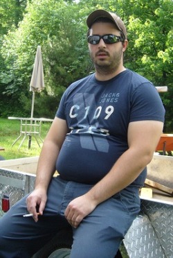 bearbellyco:  getfatbro:  I guess I need to get back in shape…  Get back in shape? You passed the point of no return, tubby 
