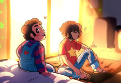 aei-sb:  Undertale/Steven Universe crossover! Part 1 / Part 2 Now it’s time to disappear again.  