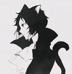 ryethe:  black cat 