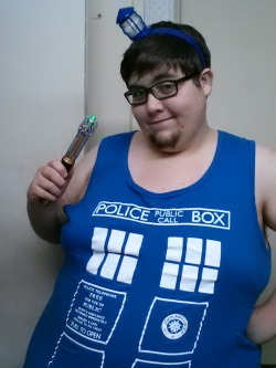 jarebear1267:  jarebear1267:  My Halloween Costume ^_^ Finally Got my Sonic Screwdriver.  Ok Sorry but not sorry but I really think this an amazing photo I took just had to reblog it. I donâ€™t know why but I am very satisfied with a picture of me, and