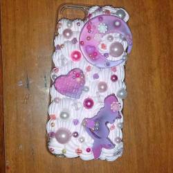 I made a thing! It&rsquo;s for an iPhone 7, it&rsquo;s a Japanese thing called &ldquo;decoden&rdquo; and this is my first attempt. I&rsquo;d use it myself, but I have a Galaxy S5, so it IS for sale! 😅