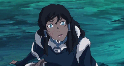 korra what is going on with your face  