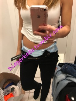 diaperbabe:  Sunday Funday!! Spent the day shopping for new diaper jeans!! 