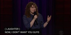 kirbbian:  Emily Heller on “The Late Late Show with James Corden”transmisogynists don’t interact