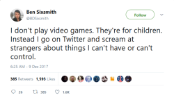 Except most videogames are targeted to adults
