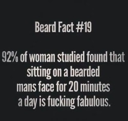 everthekinkier:  DAMN IT!!! PISSES ME OFF I WASNT ASKED TO PARTICIPATE IN THIS STUDY!😔  Same here.  I’ve got a great beard for just that sort of thing that’s currently totally unused for such a worthy purpose.