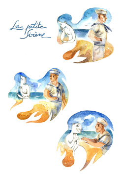 fairytalemood:  “The Little Mermaid” by Ileana Surducan 