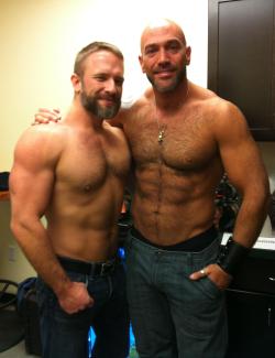 Two VERY hot men who do make an adorable couple (as well as hot