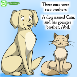katswenski:  He isn’t his brother’s watch dog. (I stole this joke from a reader.)My website – see me on Webtoons! 