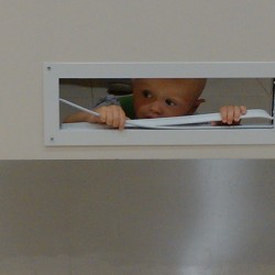 #Spying :) / #Vlad #kids #kindergarten #little