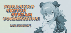 norasuko-art:  norasuko-art:  Sketch Commission Stream I’ll be doing a sketch commission stream next Saturday (Nov 19th) at 8pm UTC/GMT on my Piczel.tv channel. I’ll also stream on Sunday, (Nov 20th), if I get too many requests for a single day. There’s